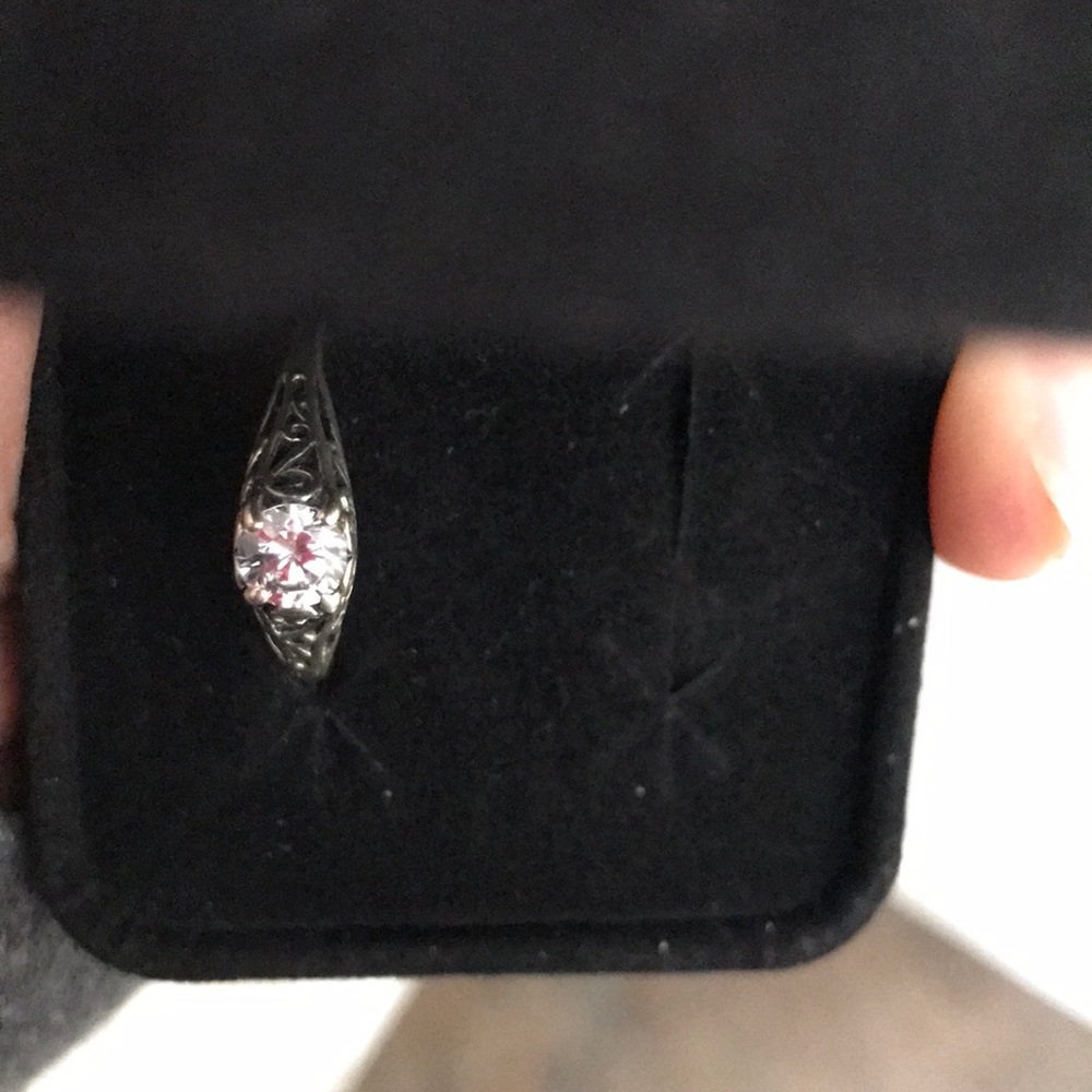 SS Solitaire CZ Ring - Picture 2 of 5